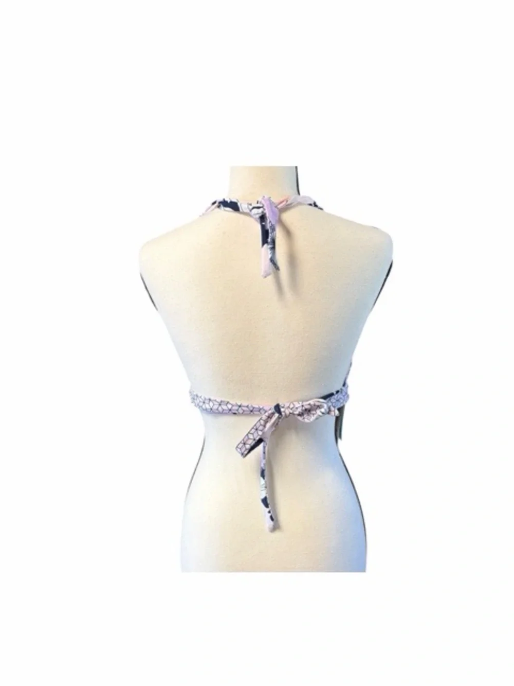Carve Designs Beth Reversible Triangle‎ Halter Bikini Top NWT